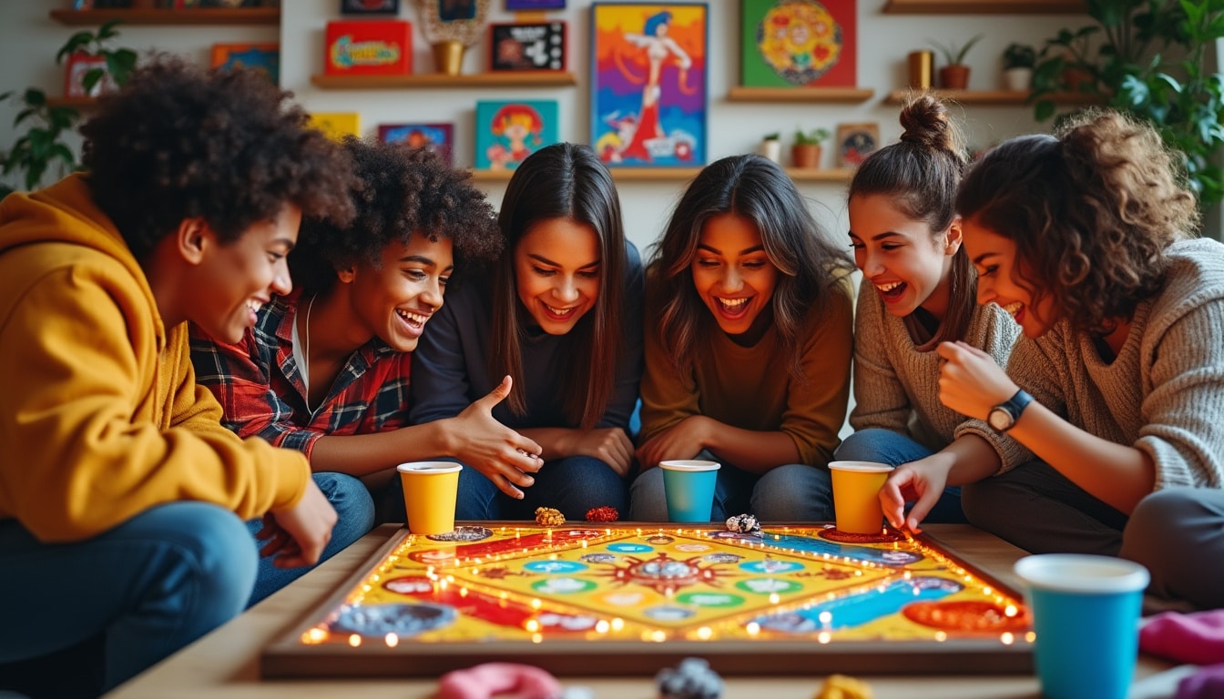 découvrez notre sélection de jeux de société pour ados qui allient amusement et défi. trouvez le parfait équilibre entre stratégie, coopération et divertissement pour des moments inoubliables entre amis ou en famille.
